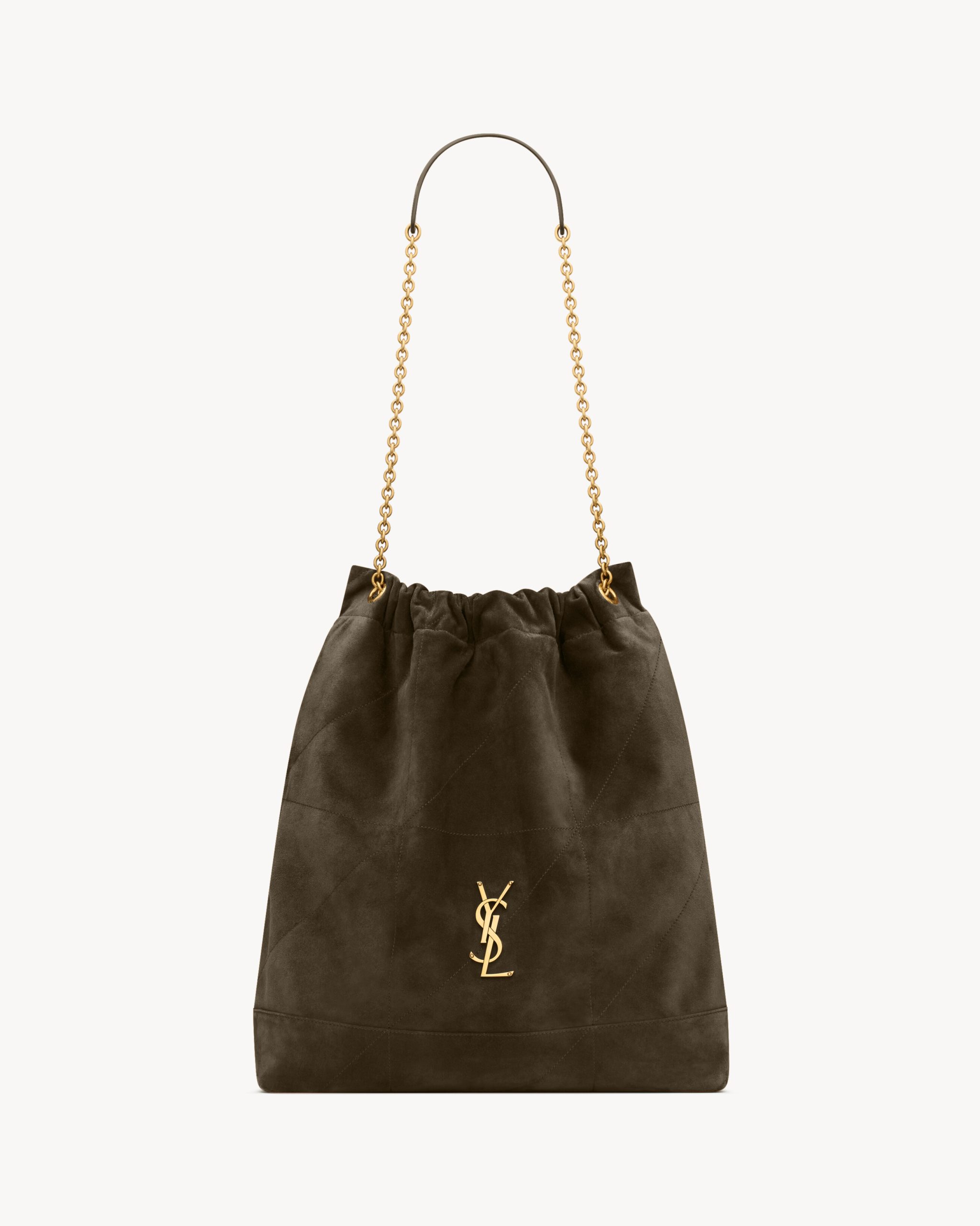 YSL JAMIE large POCHON in suede - Image 1